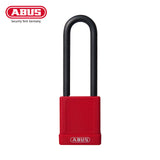 ABUS - 74/40HB75 - Synthetic Coated Corrosion and Chemical Resistant Aluminum Padlock - 3 Inch Shackle with Optional Keying and Optional Finish