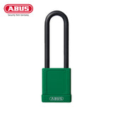 ABUS - 74/40HB75 - Synthetic Coated Corrosion and Chemical Resistant Aluminum Padlock - 3 Inch Shackle with Optional Keying and Optional Finish