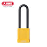 ABUS - 74/40HB75 - Synthetic Coated Corrosion and Chemical Resistant Aluminum Padlock - 3 Inch Shackle with Optional Keying and Optional Finish