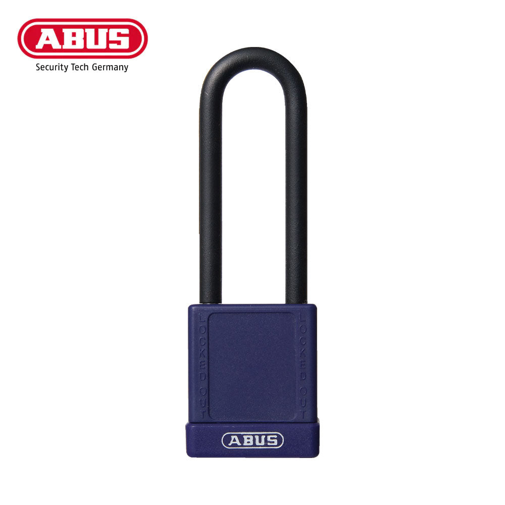 ABUS - 74/40HB75 - Synthetic Coated Corrosion and Chemical Resistant Aluminum Padlock - 3 Inch Shackle with Optional Keying and Optional Finish