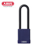 ABUS - 74/40HB75 - Synthetic Coated Corrosion and Chemical Resistant Aluminum Padlock - 3 Inch Shackle with Optional Keying and Optional Finish