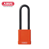 ABUS - 74/40HB75 - Synthetic Coated Corrosion and Chemical Resistant Aluminum Padlock - 3 Inch Shackle with Optional Keying and Optional Finish