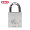 ABUS - 83AL/45 - Rekeyable Weatherproof Corrosion Resistant Brushed Aluminum Padlock with Optional Shackle Length and Optional Keying - 1-27/32 Inch Width