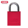 ABUS - 83AL/45 - Rekeyable Weatherproof Corrosion Resistant Red Aluminum Padlock with Optional Shackle Length and Optional Keying - 1-27/32 Inch Width