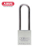 ABUS - 83AL/45 - Rekeyable Weatherproof Corrosion Resistant Brushed Aluminum Padlock with Optional Shackle Length and Optional Keying - 1-27/32 Inch Width