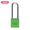 ABUS - 83AL/45 - Rekeyable Weatherproof Corrosion Resistant Green Aluminum Padlock with Optional Shackle Length and Optional Keying - 1-27/32 Inch Width