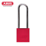 ABUS - 83AL/45 - Rekeyable Weatherproof Corrosion Resistant Red Aluminum Padlock with Optional Shackle Length and Optional Keying - 1-27/32 Inch Width