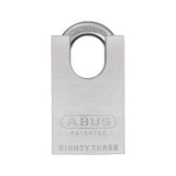 ABUS - 83CS/50 - Rekeyable Corrosion Resistant Chrome Solid Brass Padlock with Optional Keyway - 1-57/64 Inch Width