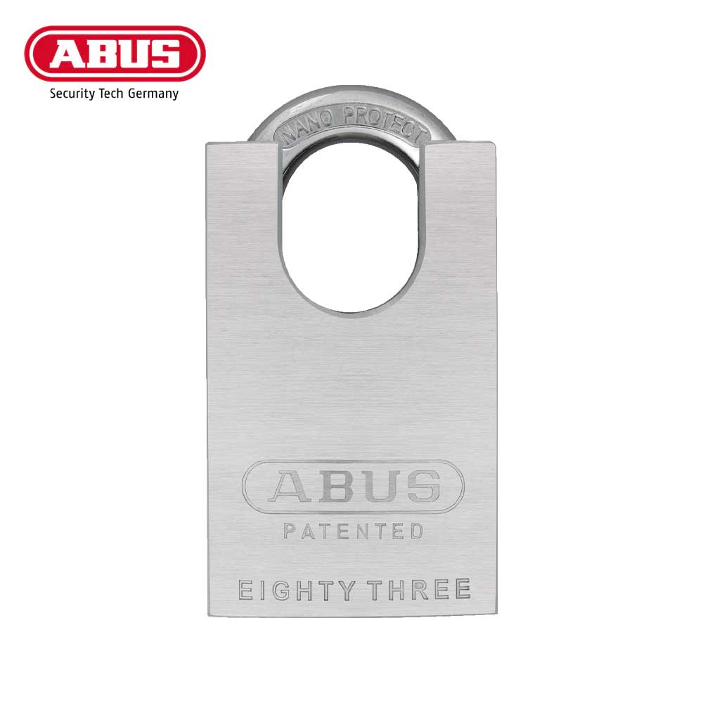 ABUS - 83CS/50 - Rekeyable Corrosion Resistant Chrome Solid Brass Padlock with Optional Keyway - 1-57/64 Inch Width