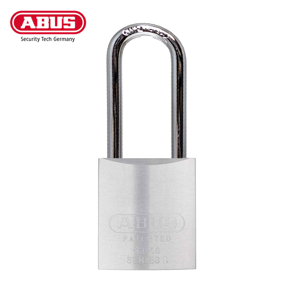 ABUS - 83/50 - Ever Composite Corrosion Resistant Chrome Solid Brass Padlock with Optional Shackle Length and Optional Keyway - 1-57/64 Inch Width