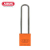 ABUS - 83AL/45 - Rekeyable Weatherproof Corrosion Resistant Orange Aluminum Padlock with Optional Shackle Length and Optional Keying - 1-27/32 Inch Width