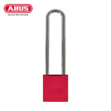 ABUS - 83AL/45 - Rekeyable Weatherproof Corrosion Resistant Red Aluminum Padlock with Optional Shackle Length and Optional Keying - 1-27/32 Inch Width