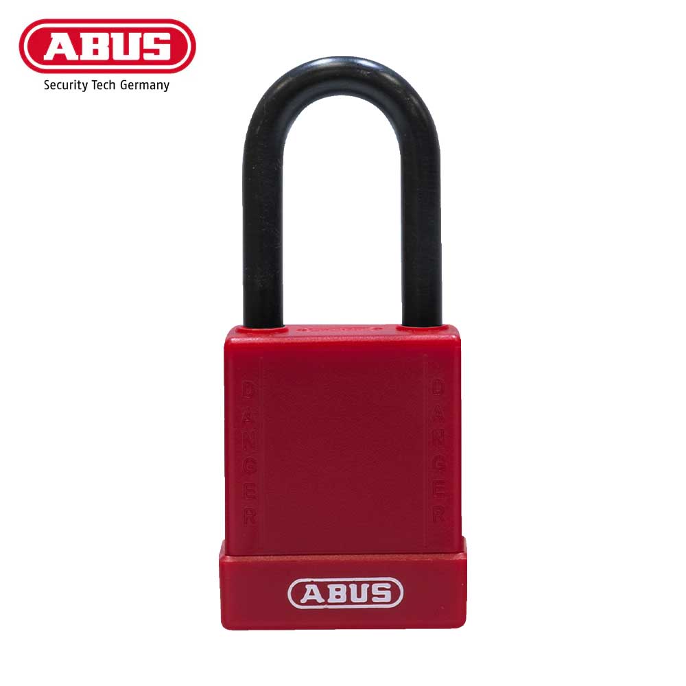 ABUS - 76/40 - Nylon-Covered Aluminum Core Padlock - 1-1/2 Inch Shackle with Optional Keying and Optional Finish