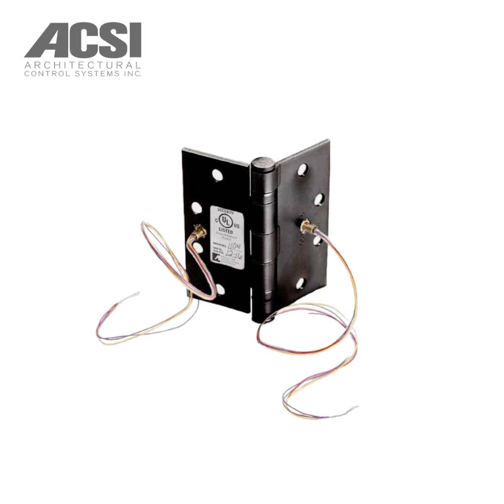 ACSI - 5BB1 - Ball Bearing Full Mortise Hinge 4-1/2 Inch x 4-1/2 Inch with Concealed Electric Through-Wire