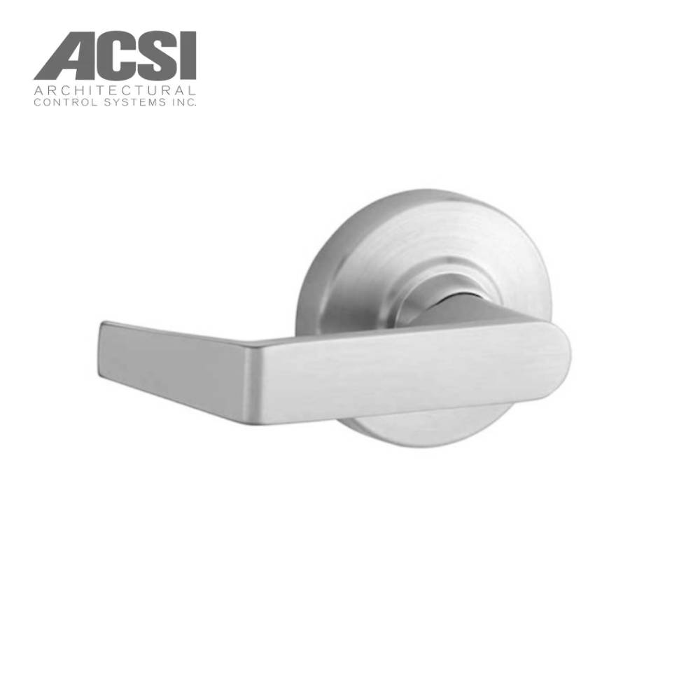 ACSI - ACND96LDEL-RHO - Vandlgard Storeroom Electric Cylindrical Lock Rhodes Lever Fail Safe Exit Switch - Grade 1