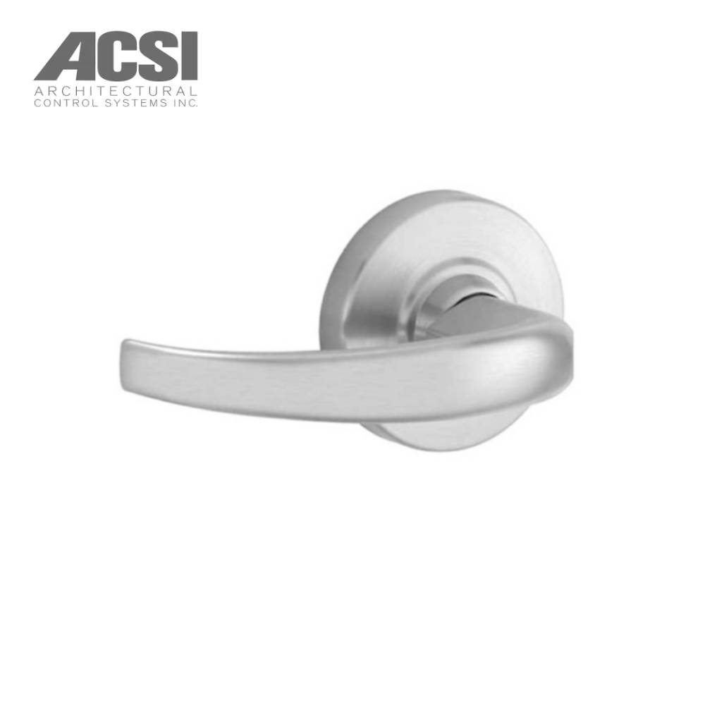 ACSI - ACND12DEL-SPA - Electric Cylindrical Reversible Lock with Sparta Lever and Fail Safe Exit Only - Grade 1