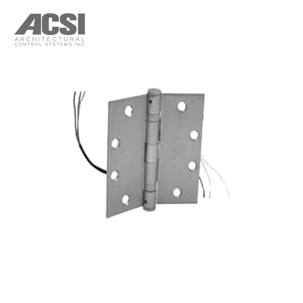 ACSI - BB1191 - Full Mortise Ball Bearing - Commercial Hinge - Concealed Electric Through-Wire - 32D (Satin Stainless)