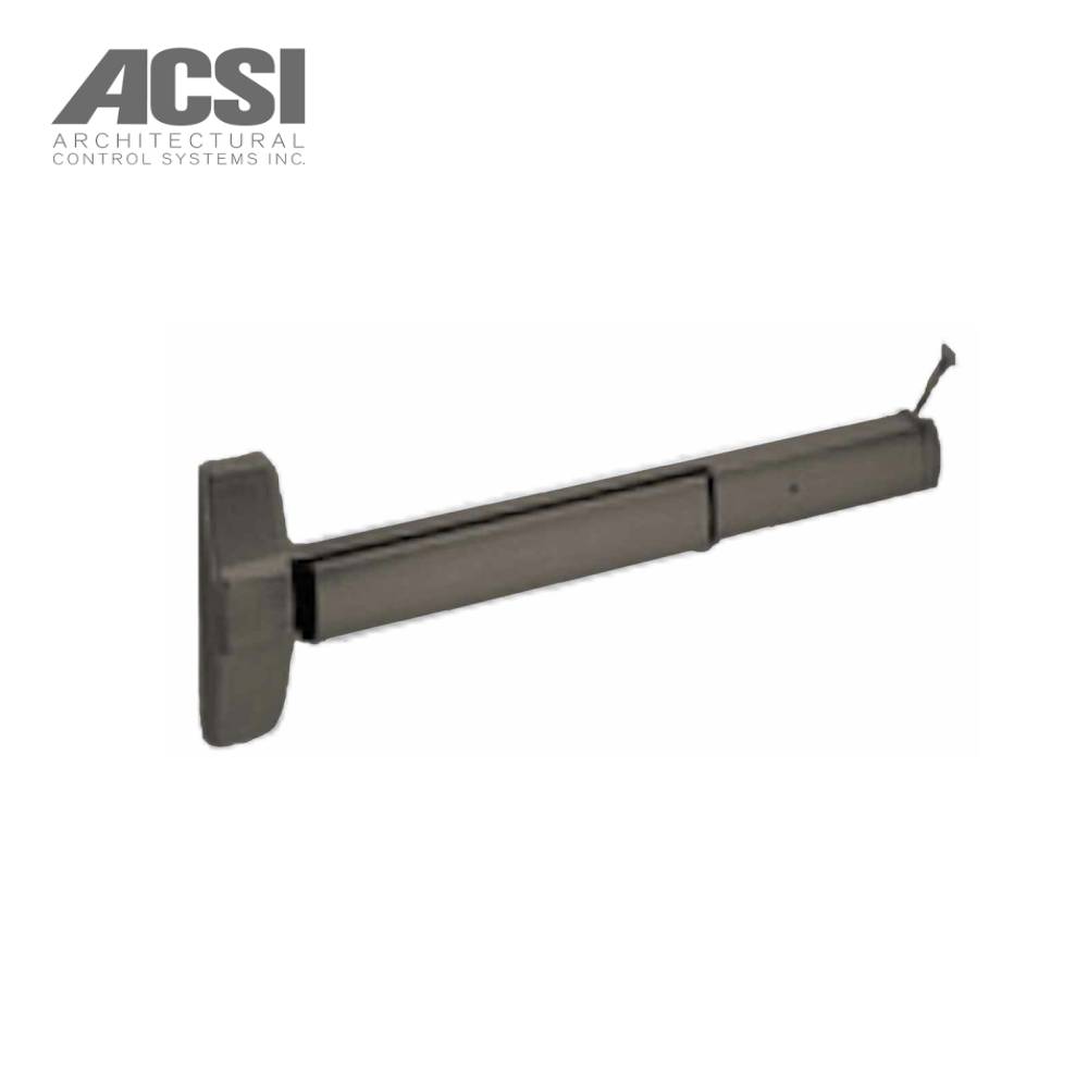 ACSI - ED5200-W036 - Rim Exit Device - ED5000 Pushpad - Electric Latch Retraction - 24 Volt AC/DC