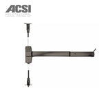 ACSI - ED5800-W036 - Vertical Rod Exit Device - ED5000 Series - Pushpad Latch Retraction - 24 Volt AC/DC