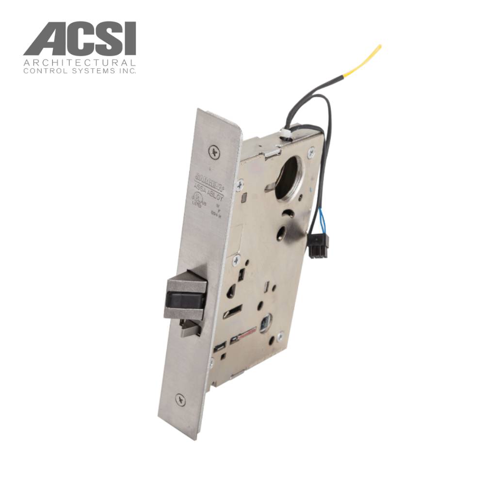 ACSI - M1510M-1-8205-LW1A - Entry Mortise Lever Lock - Fail Safe with LW1 Escutcheon Design - Less Cylinder and Sargent 8200 Series Office