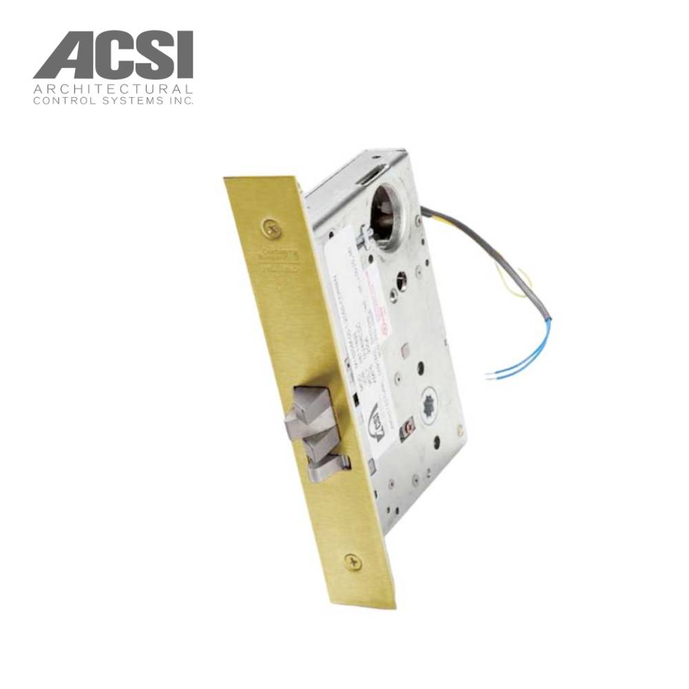 ACSI - M1510M-1-ML2055-LL - Entry Mortise Lever Lock - Fail Safe with Motor Controlled - L Rose, L Lever Design and Corbin Russwin 2000 Series Office