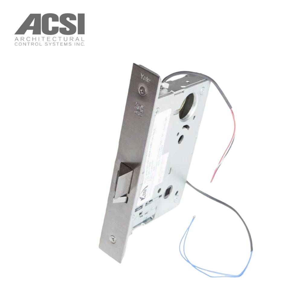 ACSI - M1510M-AE-1-8808 - Entry Mortise Lever Lock - Fail Safe with Motor Controlled - Authorized Egress - Less Cylinder and Yale 8800 Series Office