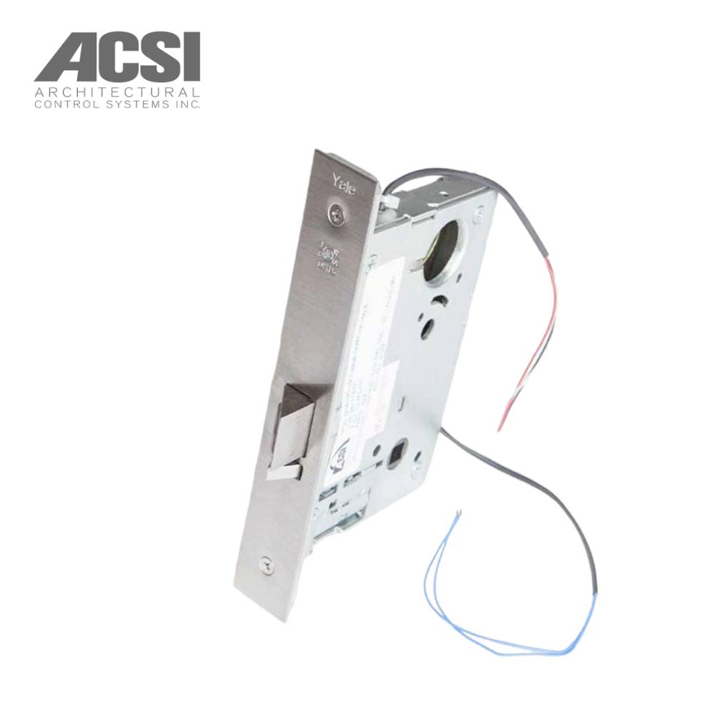 ACSI - M1510M-AE-1-8808 - Entry Mortise Lever Lock - Fail Safe with Motor Controlled - Authorized Egress - Less Cylinder and Yale 8800 Series Office