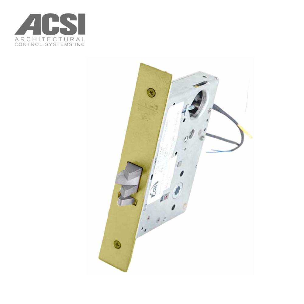 ACSI - M1510M-AE-1-ML2055 - Entry Mortise Lever Lock - Fail Safe with Motor Controlled - Authorized Egress - Less Cylinder and Corbin Russwin 2000 Series Office