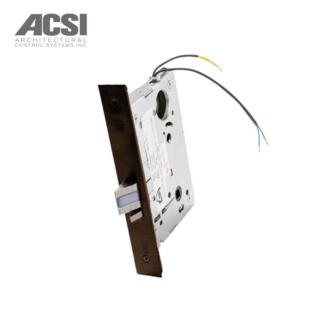 ACSI - M1520M-1-8808 - Entry Mortise Lever Lock - Fail Secure with Motor Controlled - Less Cylinder and Yale 8800 Series Office