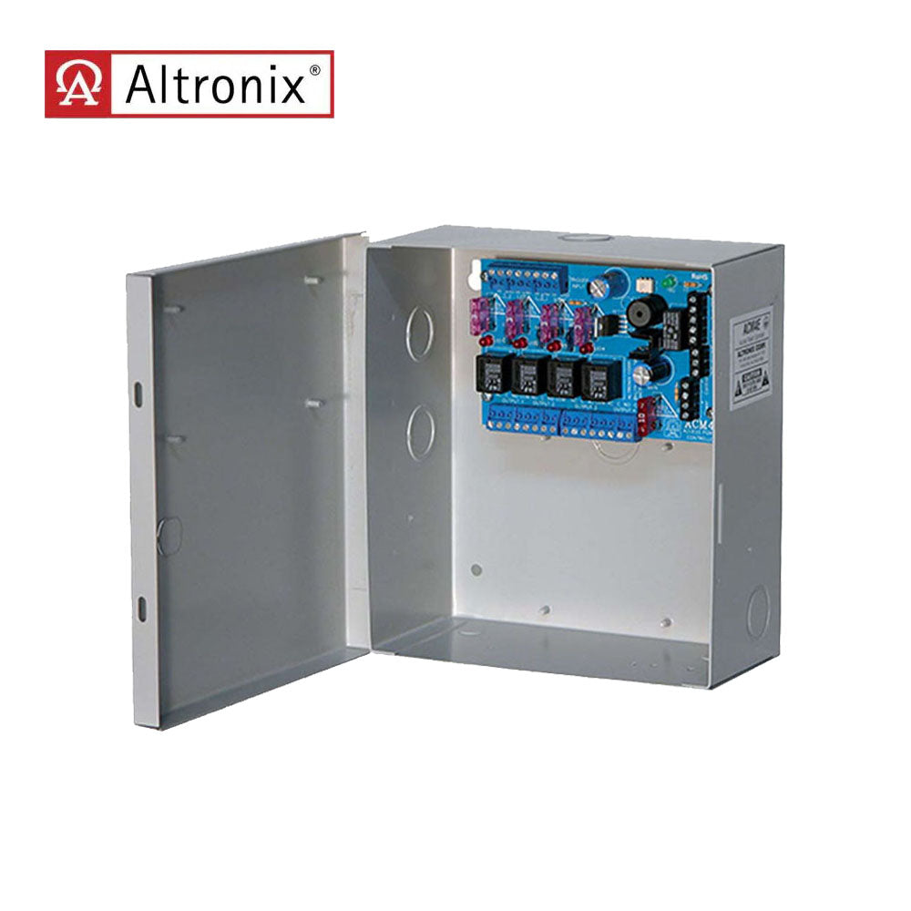 Altronix - ACM4E - Access Power Controller - 4 Fused Relay Outputs - BC100 Enclosure