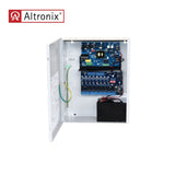 Altronix - AL1012ULACM - Power Supply or Access Power Controller - Input 115VAC 60Hz at 2.6A - 8 PTC Outputs - 12VDC at 10A - Grey Enclosure