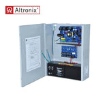 Altronix - AL1012ULX Series - Power Supply or Access Power Controller - Input 115VAC 60Hz at 1.6A - 12VDC at 2.5A. PTC Output - Grey Enclosure