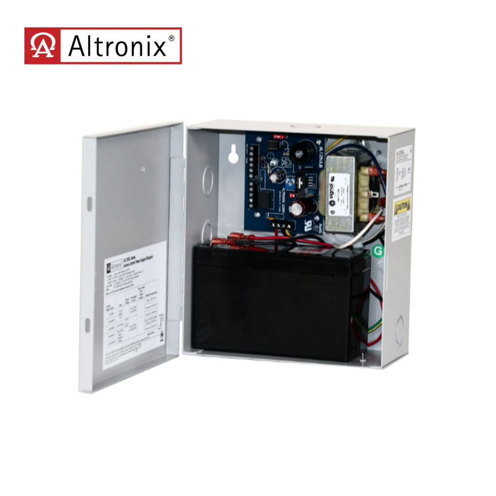 Altronix - AL125UL - Power Supply Charger - 115VAC 50/60Hz at 0.6A Inputs with 2 PTC Outputs - Grey Enclosure