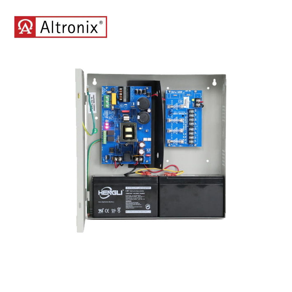 Altronix - AL600UL Series - Power Supply Charger - 115VAC at 3.5A Input - 6A Output with Enclosure