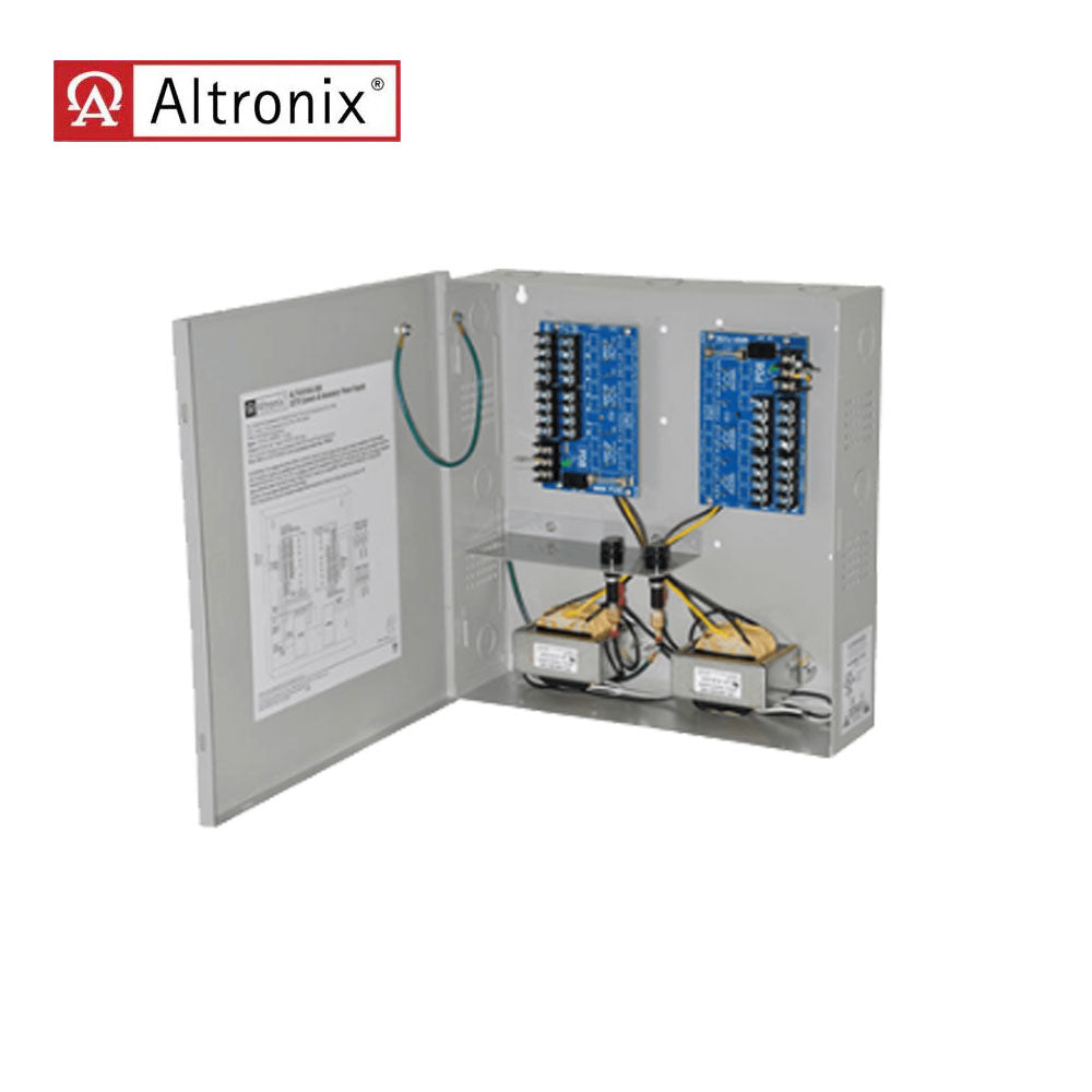 Altronix - ALTV2416CBX220 - CCTV Power Supply with 16 PTC Protected Outputs - Grey Enclosure