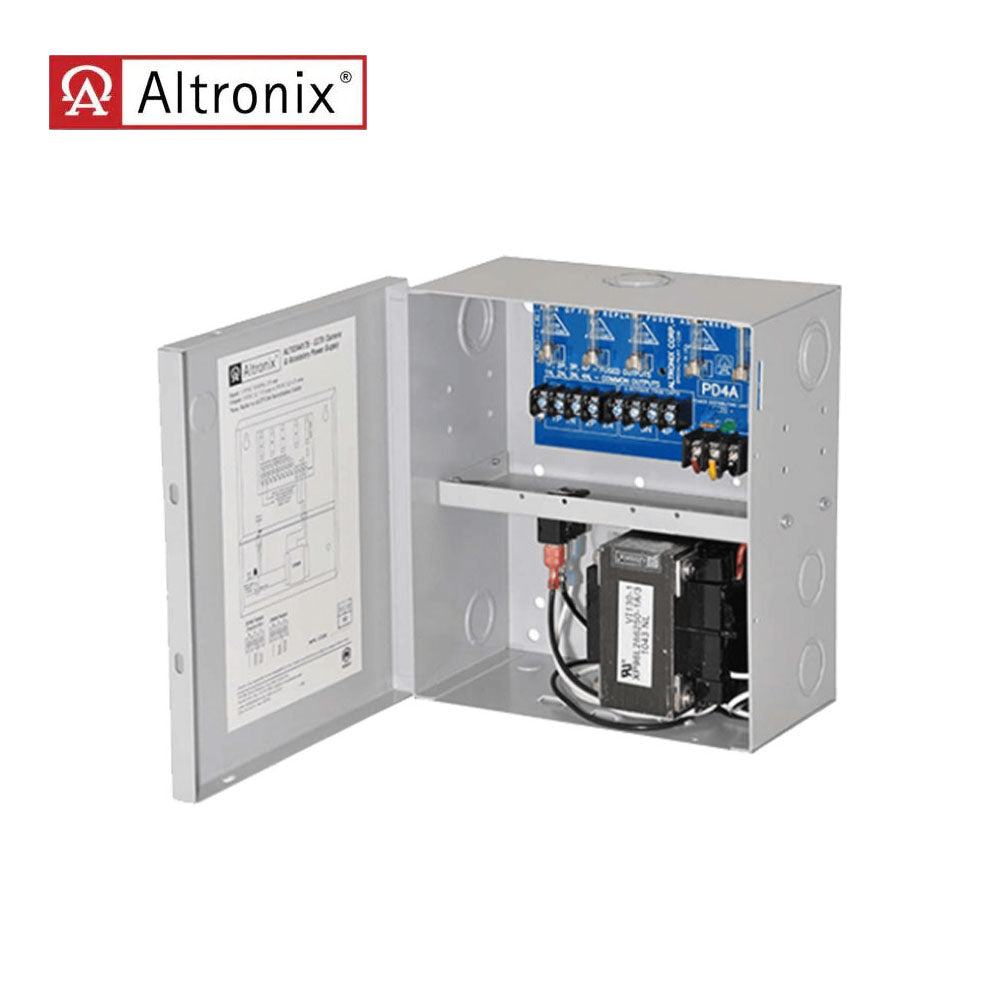 Altronix - ALTV244175 - CCTV Power Supply with 4 Fuse Protected Outputs - Grey Enclosure