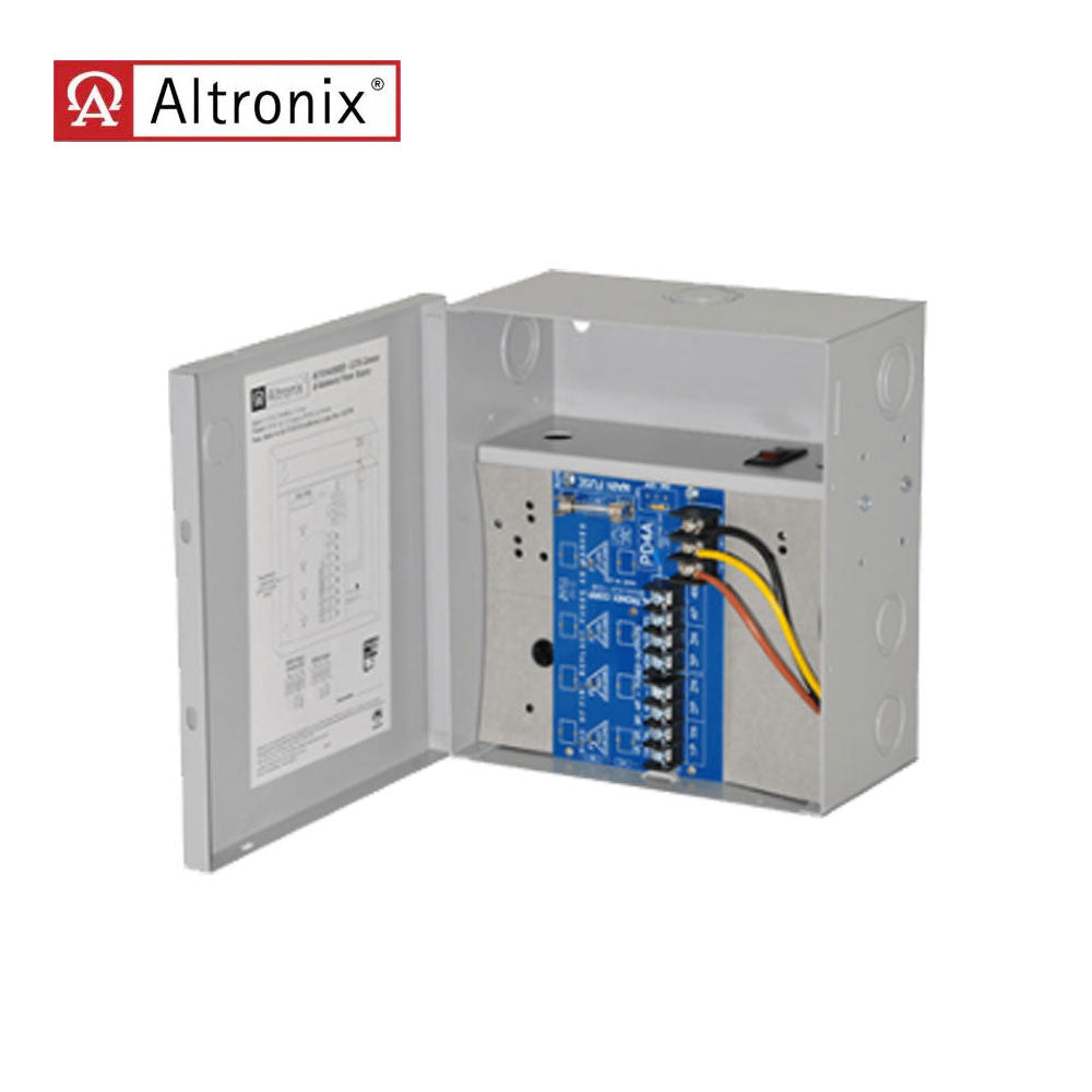 Altronix - ALTV244300CB - CCTV Power Supply with 4 PTC Protected Outputs - Grey Enclosure