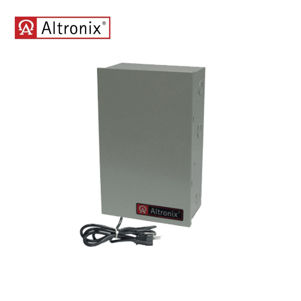 Altronix - ALTV248300UL3 - CCTV Power Supply with 3 Wire Line Cord - 8 Fuse Protected Outputs - Grey Enclosure