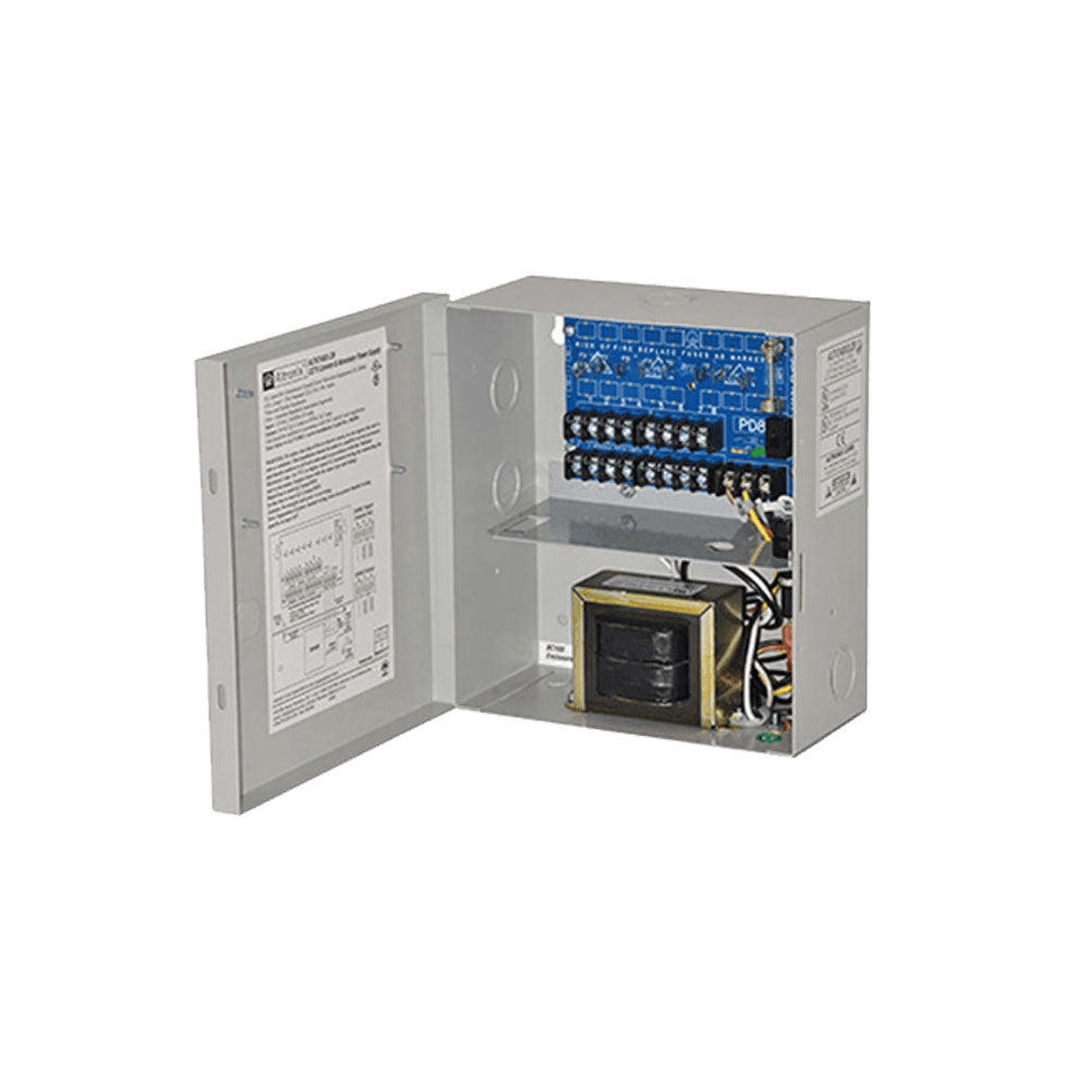 Altronix - ALTV248ULCB - CCTV Power Supply with 8 PTC Protected Outputs Class 2 - Grey Enclosure