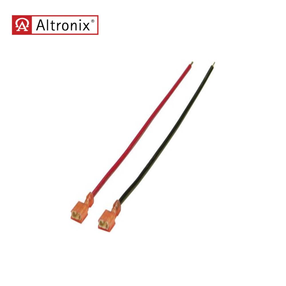 Altronix - BL2 - Battery Leads 8 - 18 AWG Guage - 0.25 Push-in Connector - Black and Red