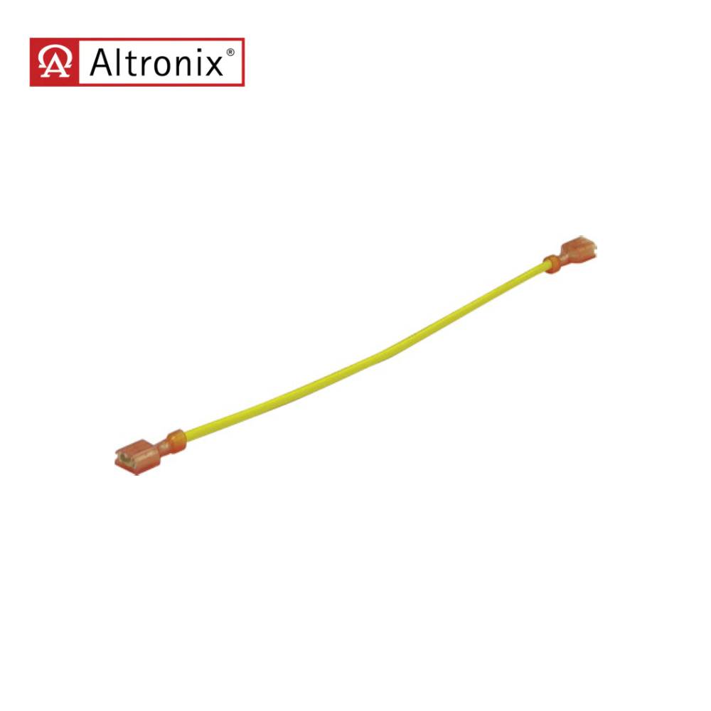 Altronix - BL4 - Battery Lead 8 - 18AWG Jumper - 0.25 Push-in Connector - Yellow