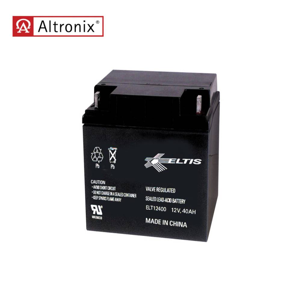 Altronix - BT1240 - Rechargeable Battery - 12VDC 40A/H