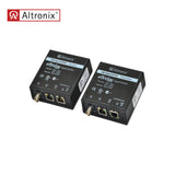 Altronix - EBRIDGE-100RMT - Ethernet Over Coax/Cat5e Adapters kit with Powered by Midspan or Endspan and Throughput is Rated to Pass 100mbps of Data