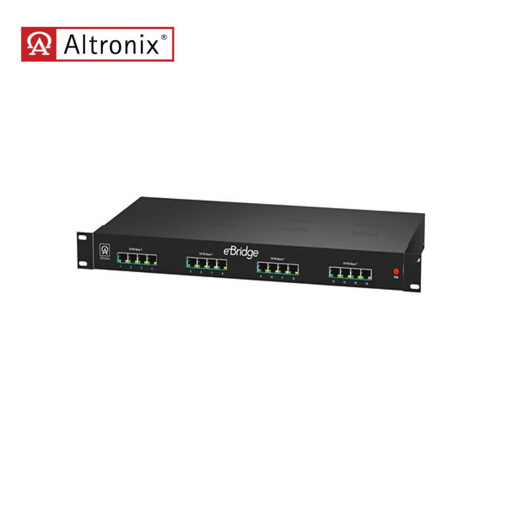 Altronix - EBRIDGE-16CR - IP Over Coax Receiver 16 Port