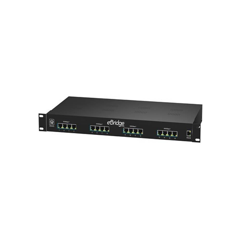 Altronix - EBRIDGE-16PCRX - Sixteen (16) Port Managed IP and POE Receiver Provides POE / POE+ 48VDC to 56VDC UL Listed Power Supply