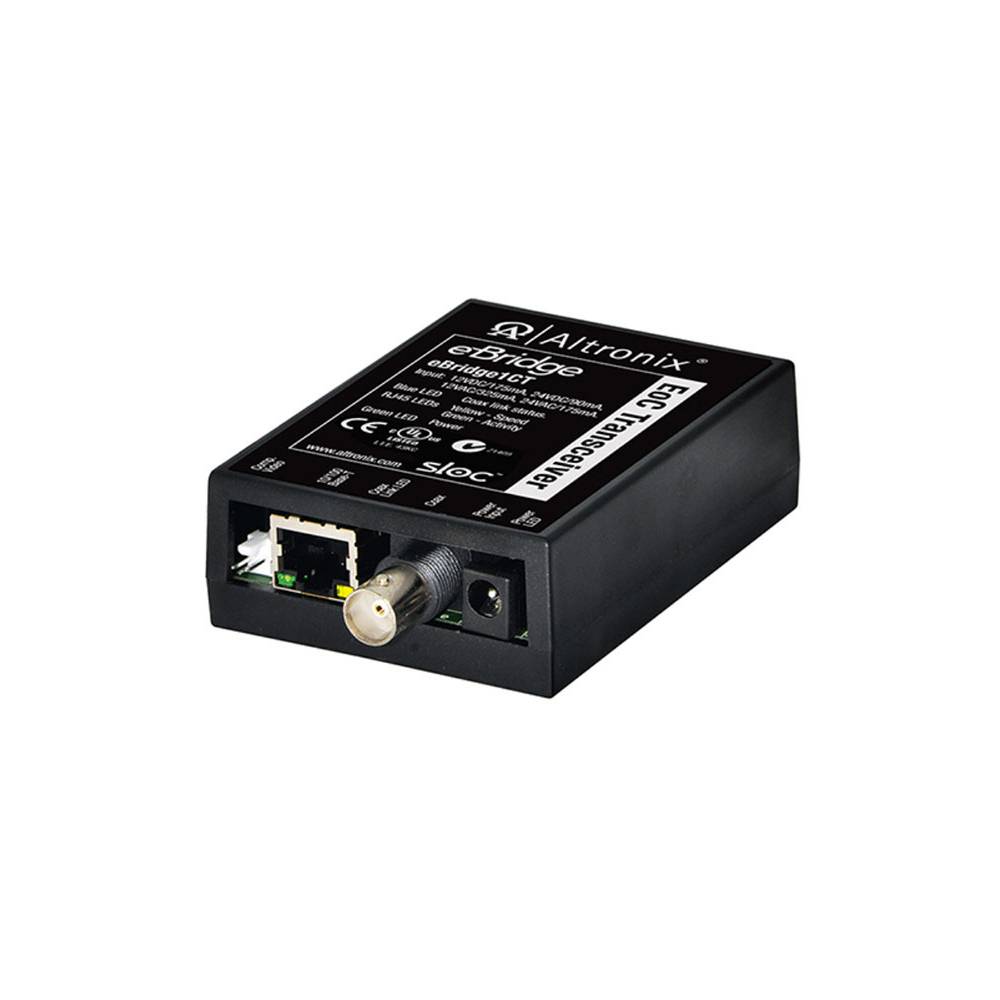 Altronix - EBRIDGE-1CT - IP Over Coax Transceiver Incorporates Security Link Over Coax Technology