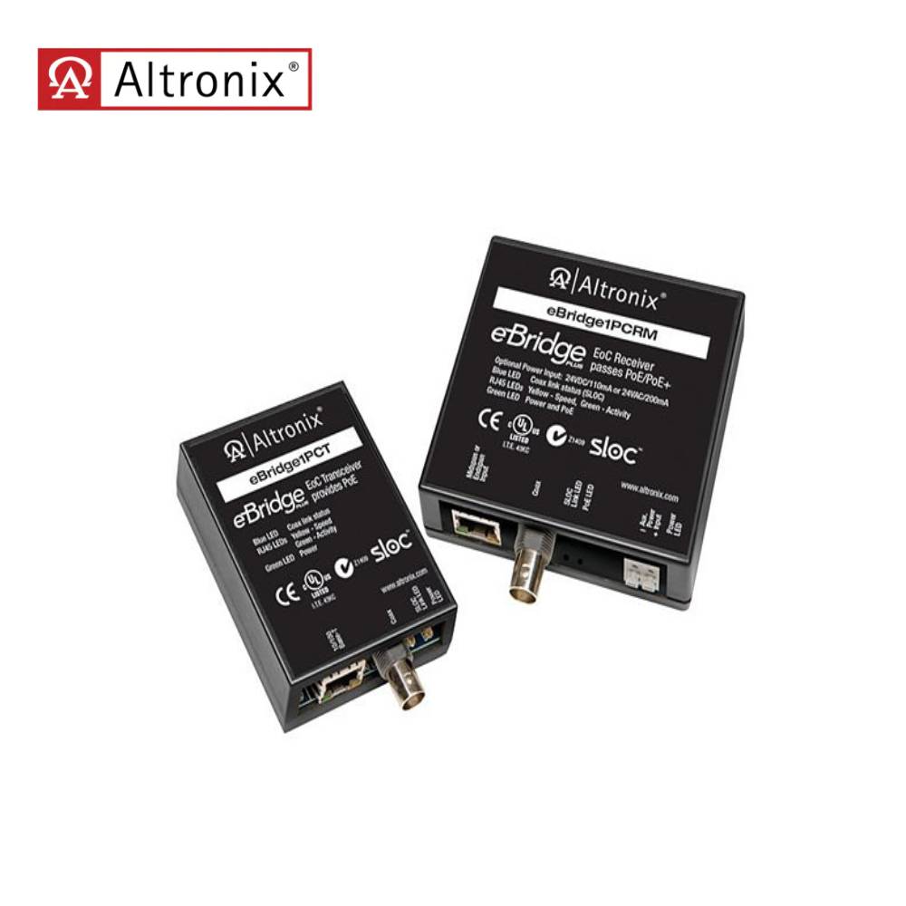 Altronix - EBRIDGE-1PCRMT - IP and POE+ Over Coax Solution Powered Midspan or Endspan