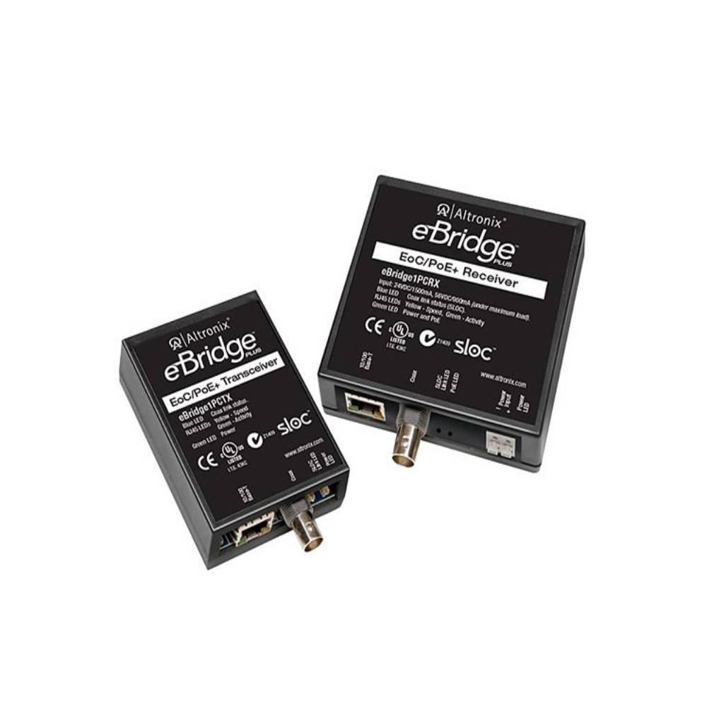 Altronix - EBRIDGE-1PCRTX - IP and POE+ Over Coax Solution