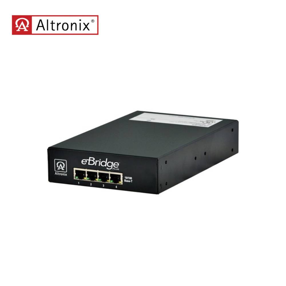 Altronix - EBRIDGE-400PCRM - IP and POE+ Over Coax Receiver 4 port Powered Midspan or Endspan