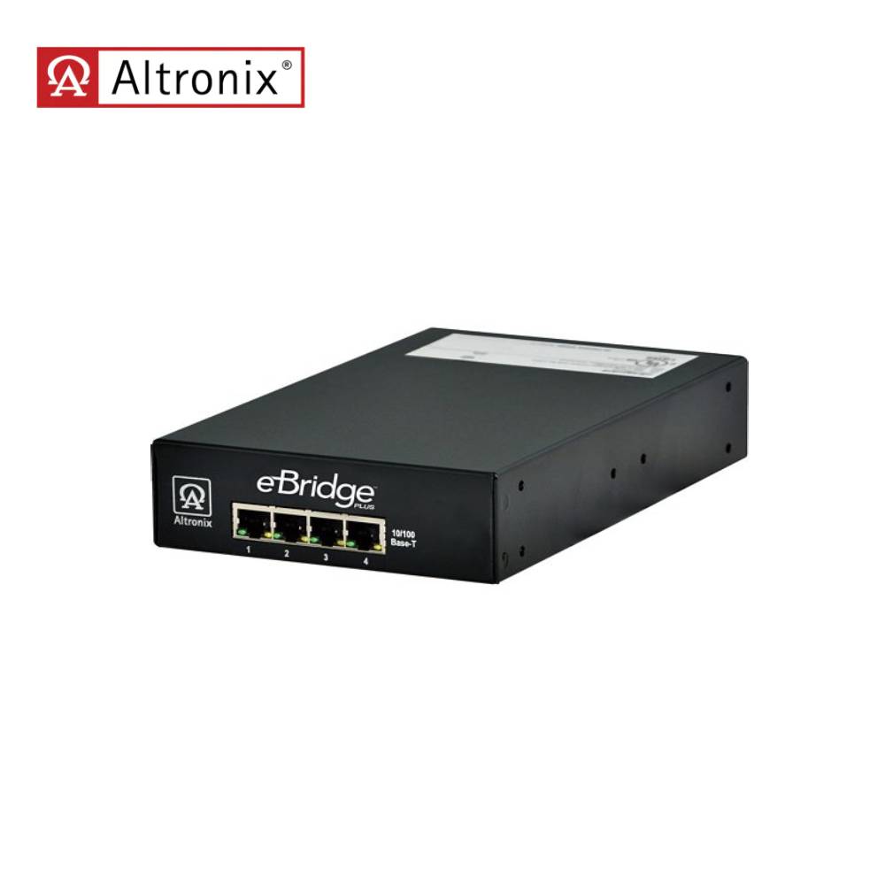 Altronix - EBRIDGE-4PCRM - IP and POE Over Coax Receiver Passes POE / POE+ Powered Midspan or Endspan